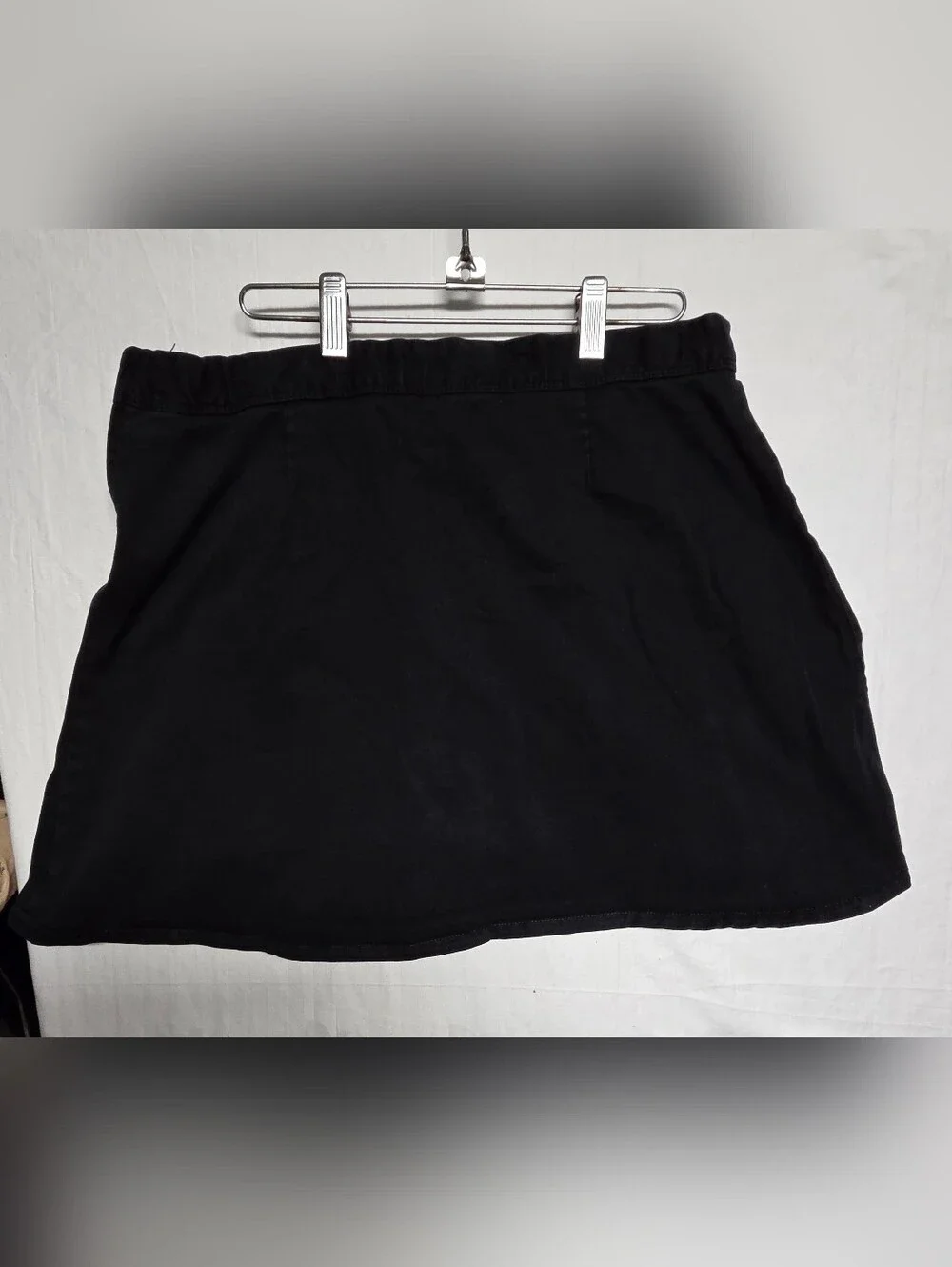 The Children's Place Black Button-Front Mini Skirt